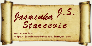 Jasminka Starčević vizit kartica